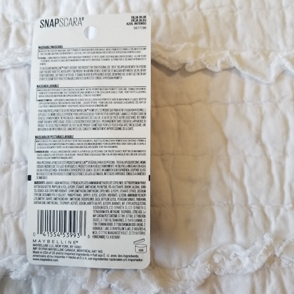 Maybelline Snapscara Mascara Black Cherry 320 NIB - Picture 4 of 4